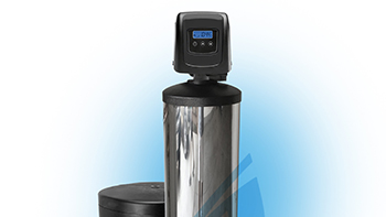 Whole home water softening system